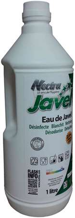 JAVEL Dilué (2.6% Chlore Actif) 1L x 12