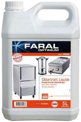 FARAL OPTIMUM 302 ACIDE DOUX DETARTRANT LIQUIDE 5L