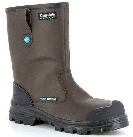 BOTTE DE SECURITE 'HERCULE EVO S3' MARRON/NOIR T:41