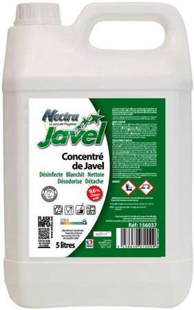 JAVEL Concentré (9.6% Chlore Actif) 5L