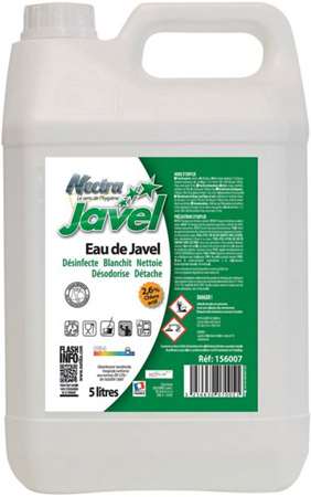 JAVEL Dilué (2.6% Chlore Actif) 5L