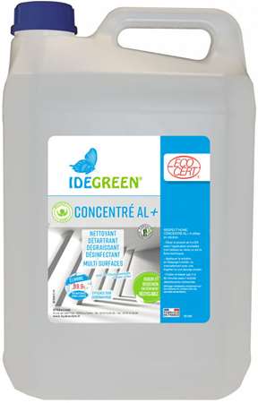 IDEGREEN RESPECT'HOME CONCENTRE AL+ DETERGENT ECOCERT 5L