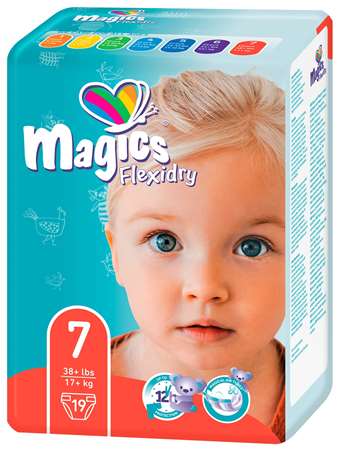 COUCHE MAGICS FLEXIDRY XXL (Taille 7 : +17kg) 6 pq de 19