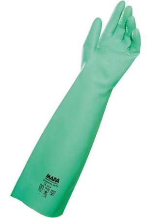 GANT PROTECTION CHIMIQUE 'ULTRANITRIL 480' VERT TAILLE 8