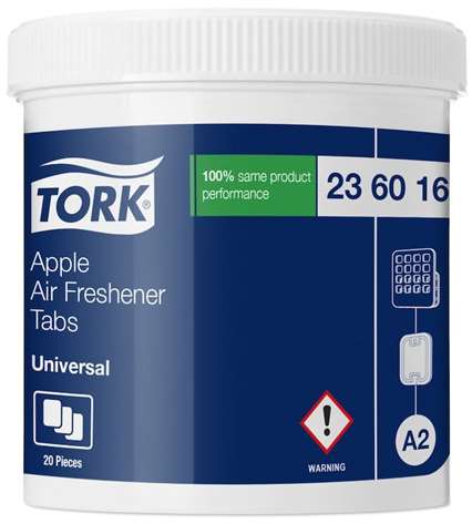 TORK PASTILLES DESODORISANTES 'A2' POMME (M FRESH) 20pcs