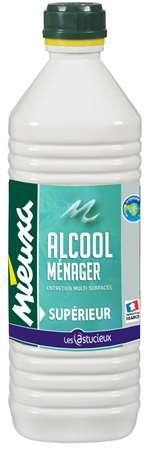 ALCOOL MENAGER SUP 1L x 12 (INDUSTRIEL 95°)