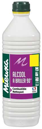 ALCOOL A BRULER 90° 1L x 12