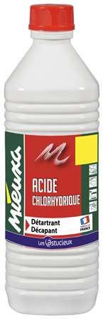 ACIDE CHLORHYDRIQUE 23% 1L x 12