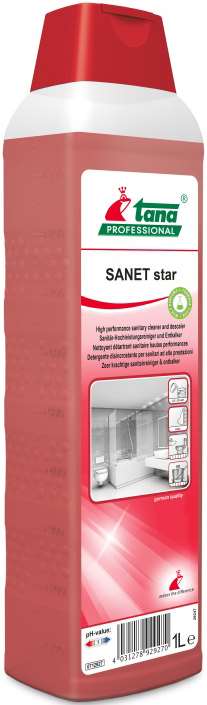 SANET STAR NETTOYANT RENOVANT SANITAIRE 1L x 10