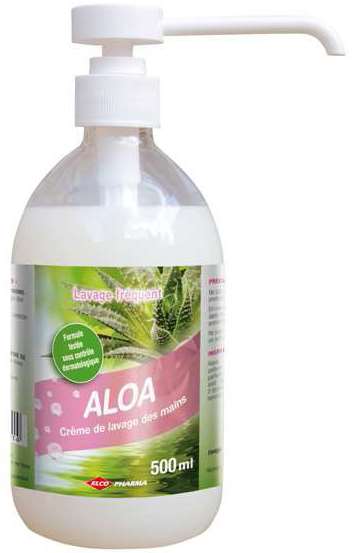 POUSS'MOUSSE CREME MAINS ALOE VERA 500ml