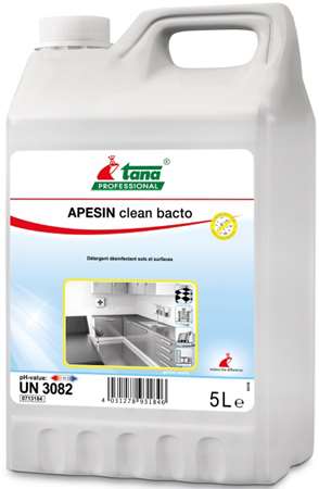 APESIN CLEAN BACTO DETERGENT DESINFECT SOLS SURFACES 5L