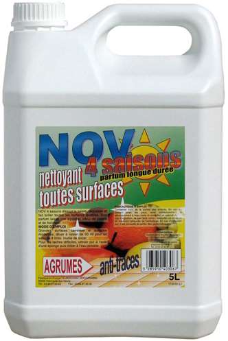 NOV 4 SAISONS DETERGENT MULTI-SURFACES FRAICHEUR 5L