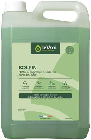 VRAI SOLPIN NETTOYANT DEGRAISSANT SOLS PIN DES LANDES 5L