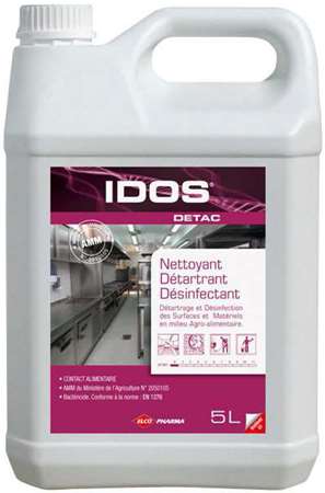 IDOS DETAC NETTOYANT DETARTRANT DESINFECTANT 5L