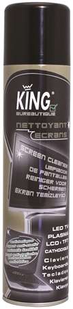 NETTOYANT ECRAN ORDINATEUR KING AEROSOL 400ml