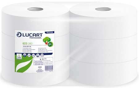 PAPIER TOILETTE MAXI JUMBO OUATE 2F ECO EU 380m x 6rlx