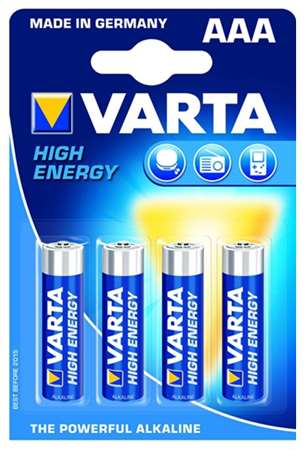 PILE HIGH-ENERGY VARTA LR03/AAA SOUS BLISTER x 4