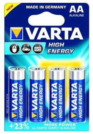 PILE LONGLIFE POWER VARTA LR06/AA SOUS BLISTER x 4