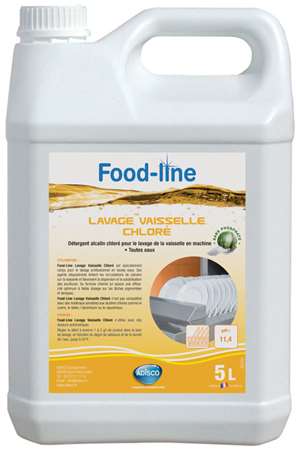 FOOD-LINE LIQUID VAISSELLE CHLORE TOUTES EAUX 5L