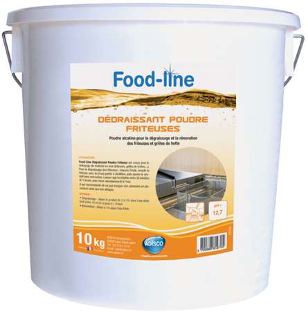 FOOD-LINE DEGRAISSANT POUDRE FRITEUSE 10kg