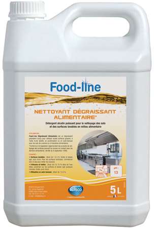 FOOD-LINE NETTOYANT DEGRAISSANT ALIMENTAIRE 5L