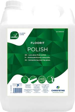 FLOORIT POLISH EMULSION POLYMERE A FAIBLE BRILLANCE 5L