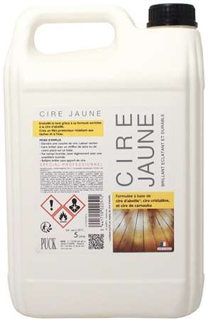 CIRE LIQUIDE JAUNE PUCK 5L