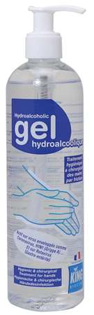 GEL HYDROALCOOLIQUE KING 400ml x 12