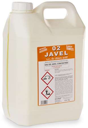 JAVEL Concentré (9.6% Chlore Actif) 5L