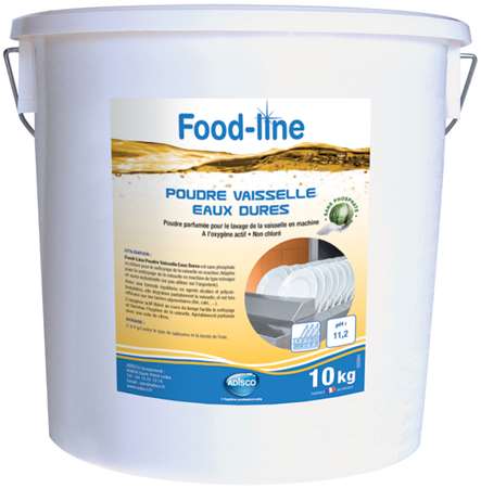 FOOD-LINE POUDRE VAISSELLE EAUX DURES 10kg