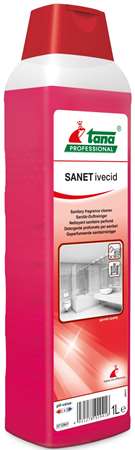 SANET IVECID NETTOYANT SANITAIRES PARFUME 1L x 10