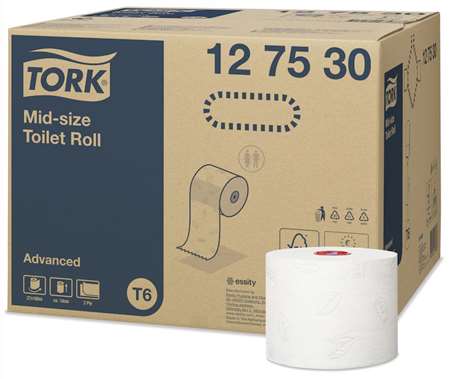 TORK PAPIER TOILETTE 'T6' ADVANCED 2F ECO EU 100m x 27rlx