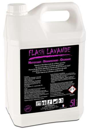 FLASH NDO NETT DESINFECTANT ODORANT LAVANDE 5L