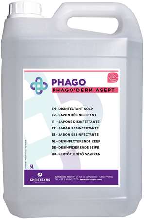 PHAGO'DERM ASEPT SAVON DESINFECTANT 5L