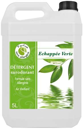 DS DETERGENT SURODORANT SANS ALLERGENE ECHAPPEE VERTE 5L