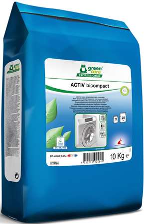 GREEN CARE ACTIV BICOMPACT (sac) LESSIVE BASSE TEMP 10kg