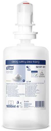 TORK SAVON MOUSSE 'S4' PREMIUM EXTRA DOUX ECO EU 1L x 6