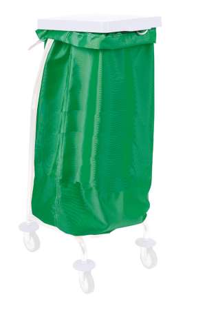 SAC A LINGE UNI 65L POLYESTER FOND PLAT (170g/m²) VERT