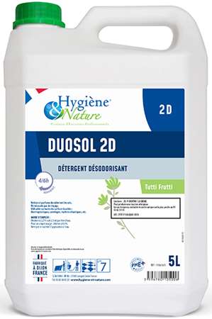 NETFLORE DUOSOL 2D DETERGENT DESODORISANT TUTTI FRUTTI 5L