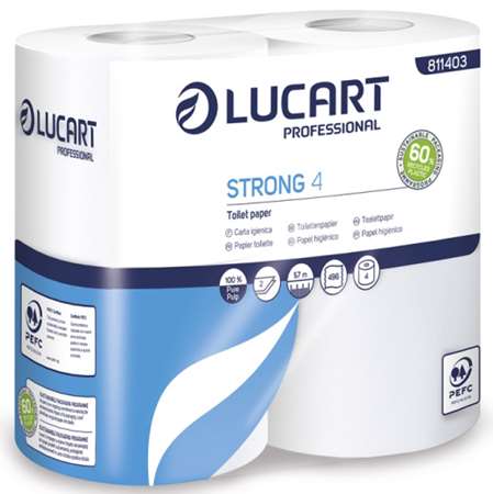 PAPIER TOILETTE STRONG PURE OUATE 2F PEFC 500cp x 56rlx