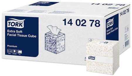 TORK MOUCHOIR BOITE CUBE PREMIUM 2F ECO EU 30bt de 100