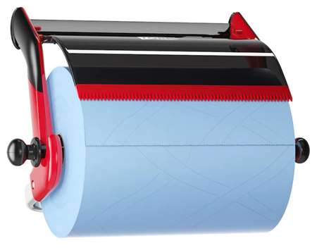 TORK DISTRIBUTEUR BOBINE MURAL 'W1' ROUGE/FUME