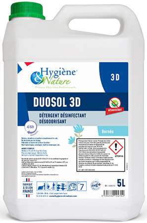 NETFLORE DUOSOL 3D DETERGENT DESINFECTANT DESODO BORNEO 5L