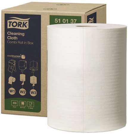 TORK BOBINE 'W1/W2/W3' BLANC PREMIUM 1F FSC 400cp