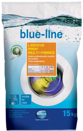 BLUE-LINE LESSIVE PROF MULTIFIBRES 15kg