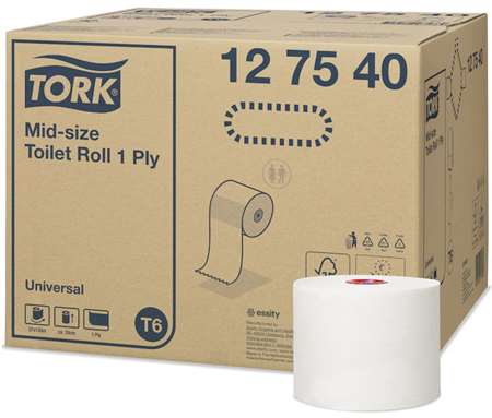 TORK PAPIER TOILETTE 'T6' UNIVERSAL 1F ECO EU 135m x 27rlx